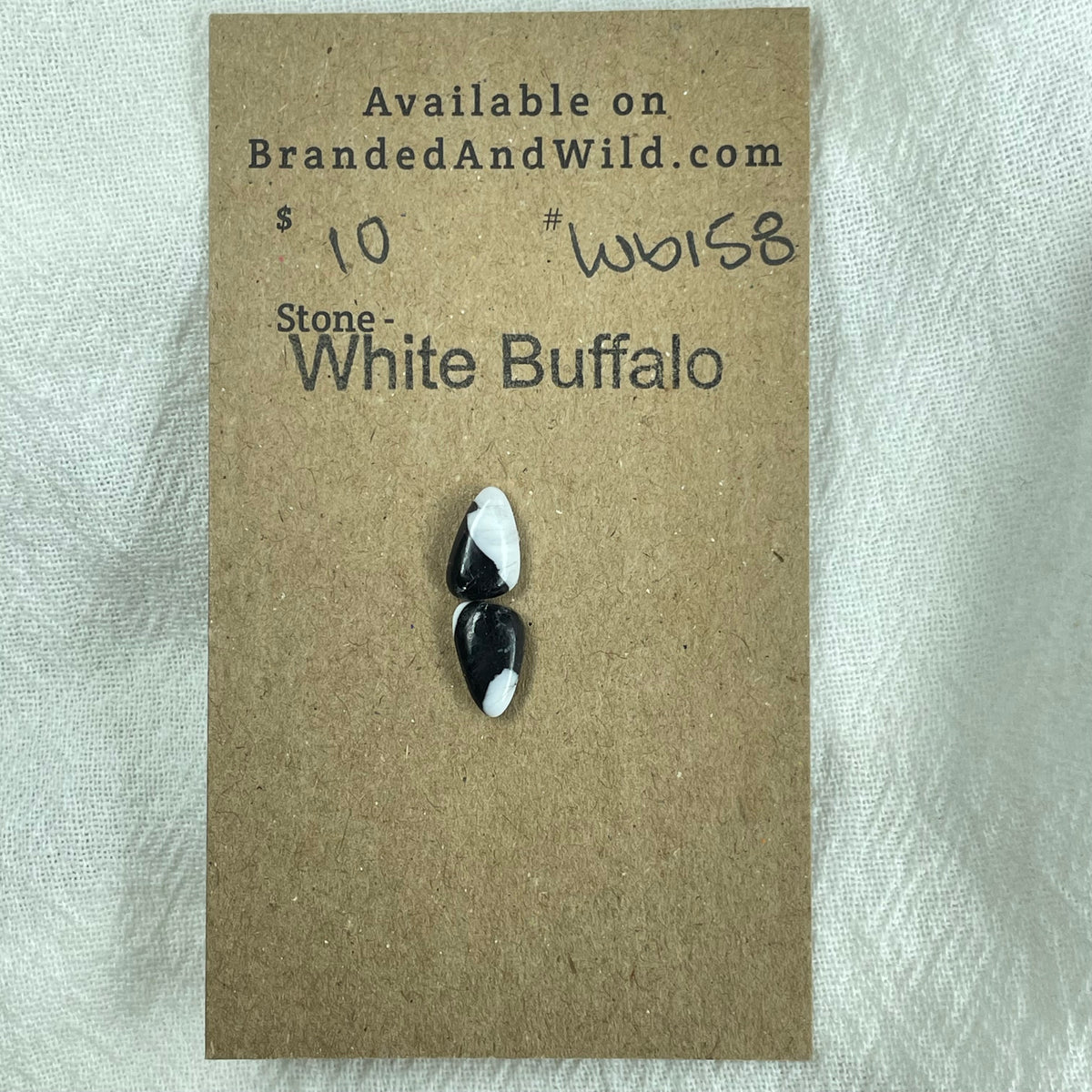 White Buffalo Cabochon - WB158 006009C5-85CD-4C74-9EF5-880EBFC5D251 Brandedandwild.com