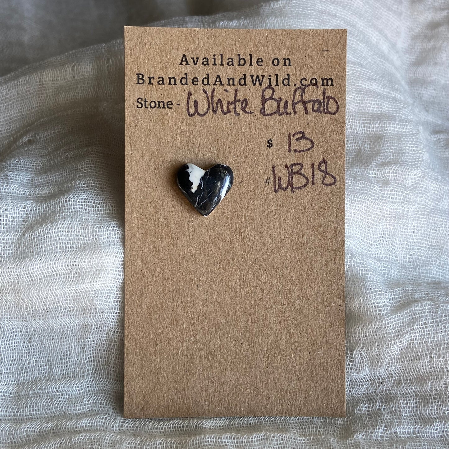 White Buffalo Cabochon - WB18