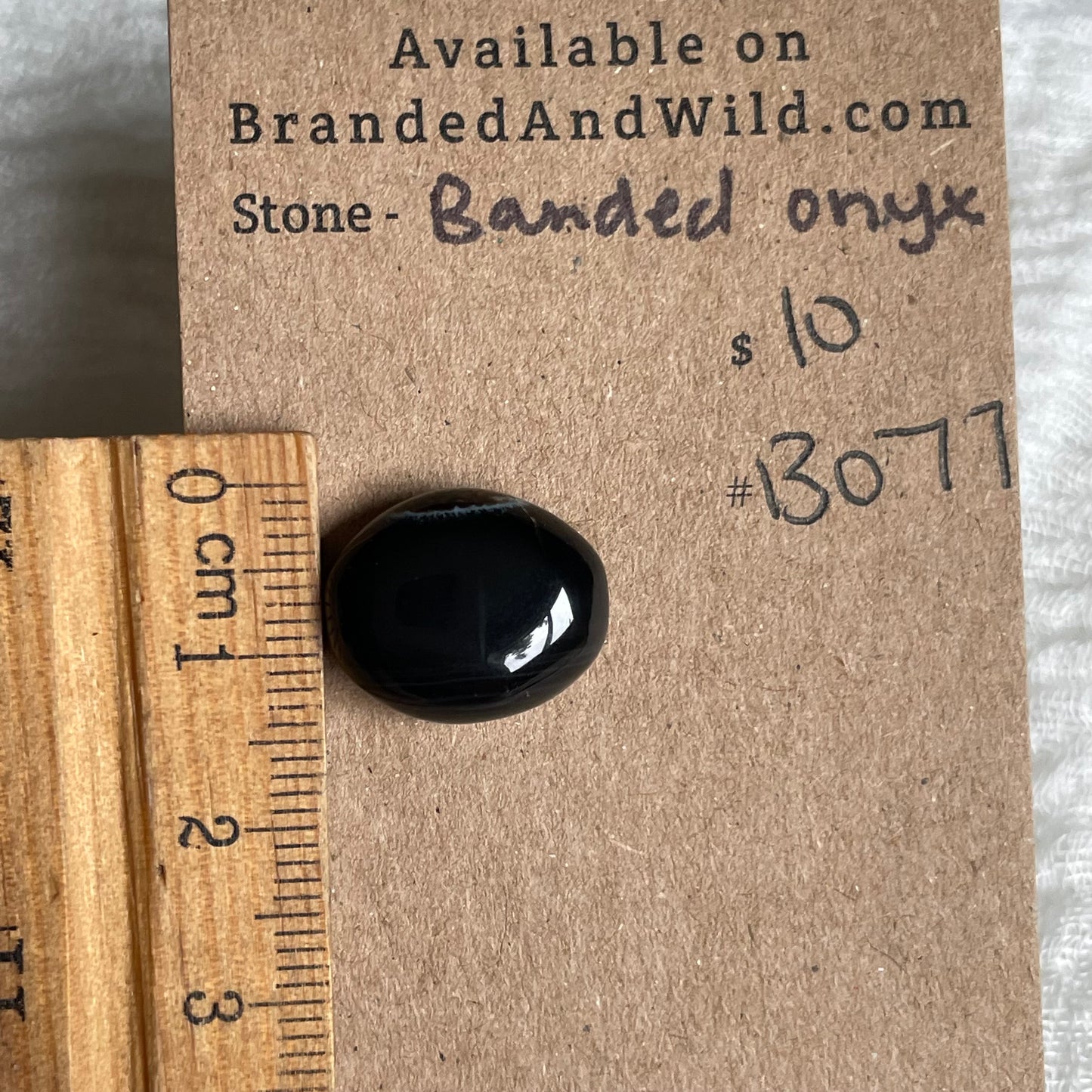 Black Onyx - Cabochon - BO77
