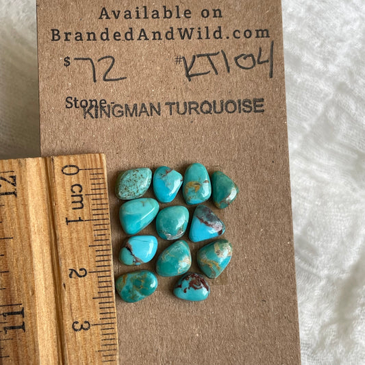 Kingman Turquoise Cabochon - KT104 0096973F-A312-48A9-84D8-E25FB00613F1 Brandedandwild.com