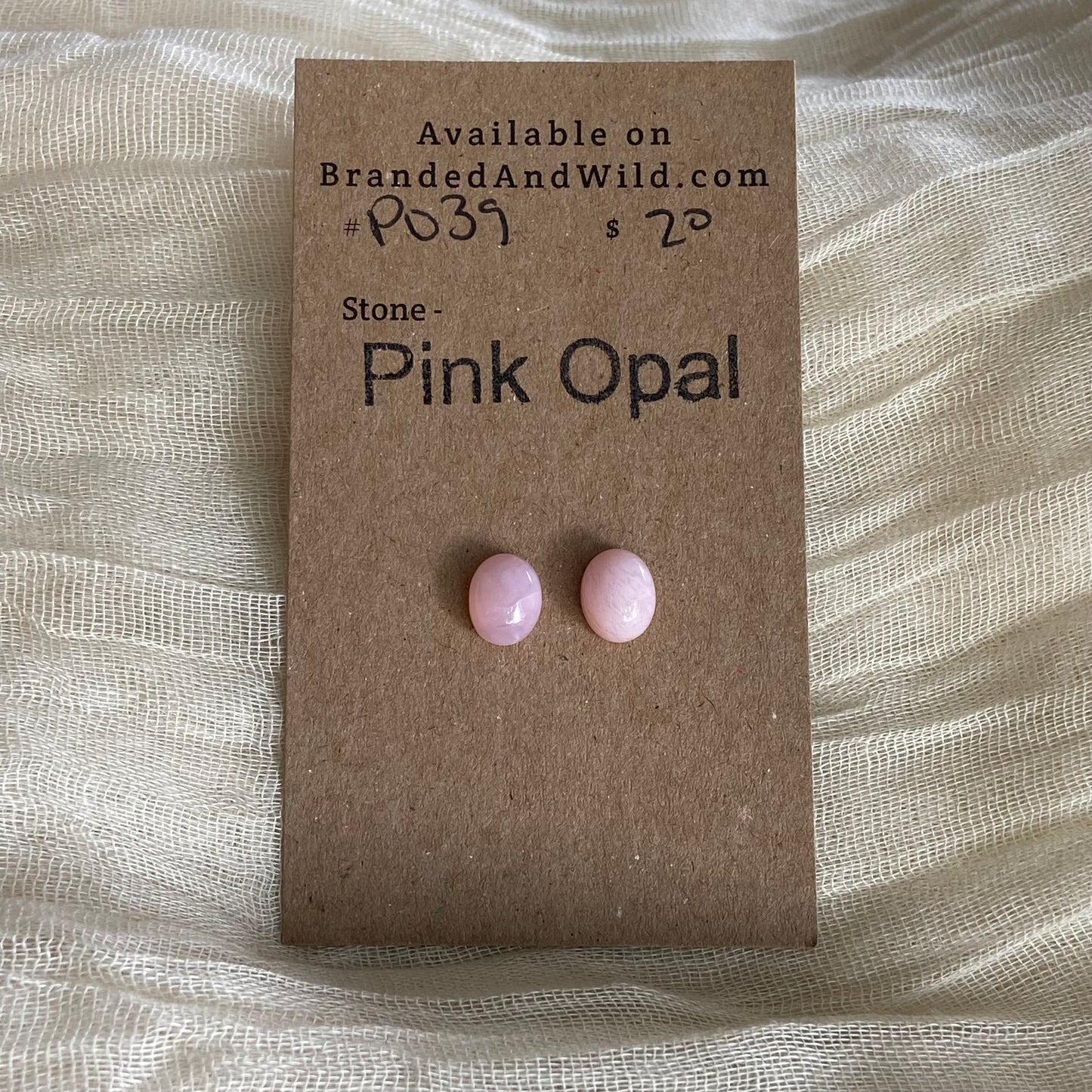 Pink Opal Cabochon - P039