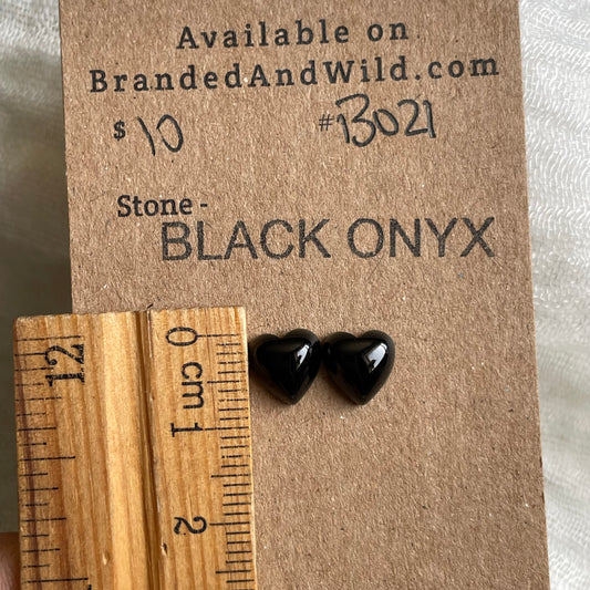 Black Onyx - Cabochon - BO21 00A149C2-D821-4064-BB3A-5CB53A984A4A Brandedandwild.com