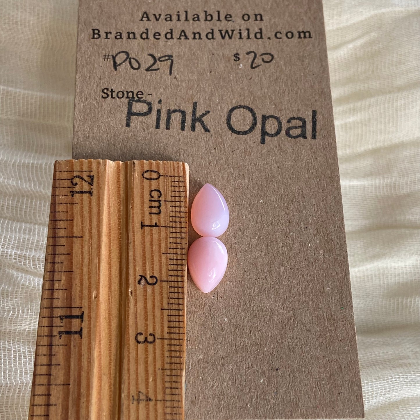 Pink Opal Cabochon - P029