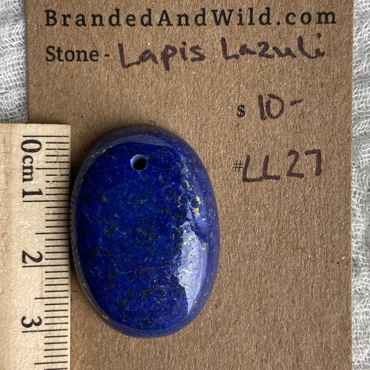 Lapis Lazuli Cabochon -Drilled- LL27