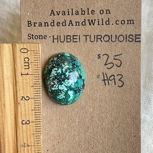 Hubei Turquoise Cabochon - H93 00EED8B2-CA7B-4694-8AC5-8C9346DA278F Brandedandwild.com