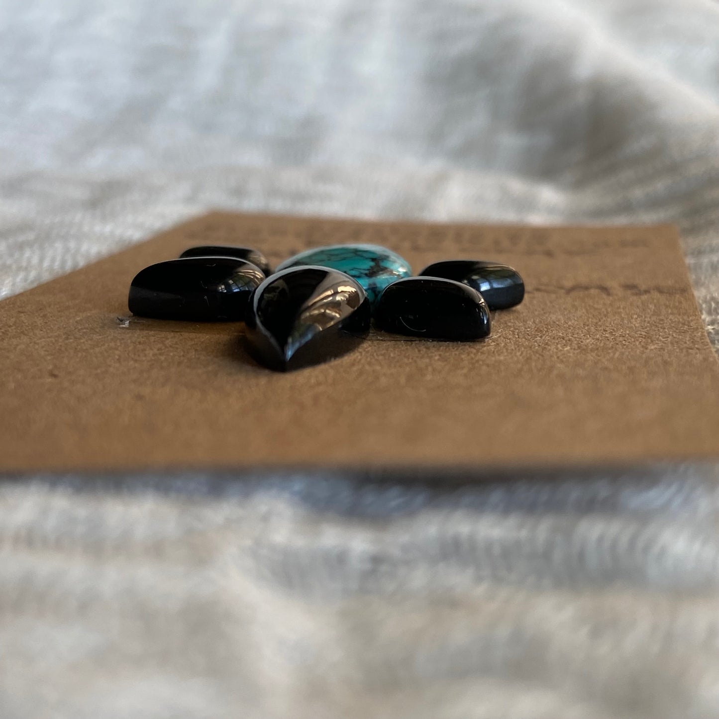 Hubei / Black OnyxCabochon - mix145