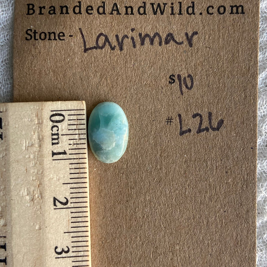 Larimar Cabochon - L26