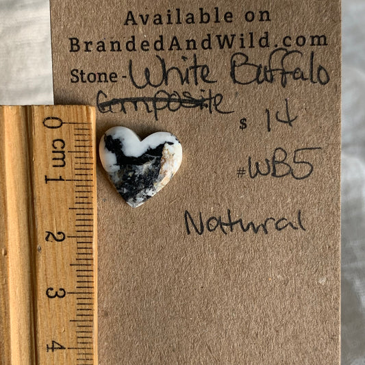 White Buffalo Cabochon - WB5