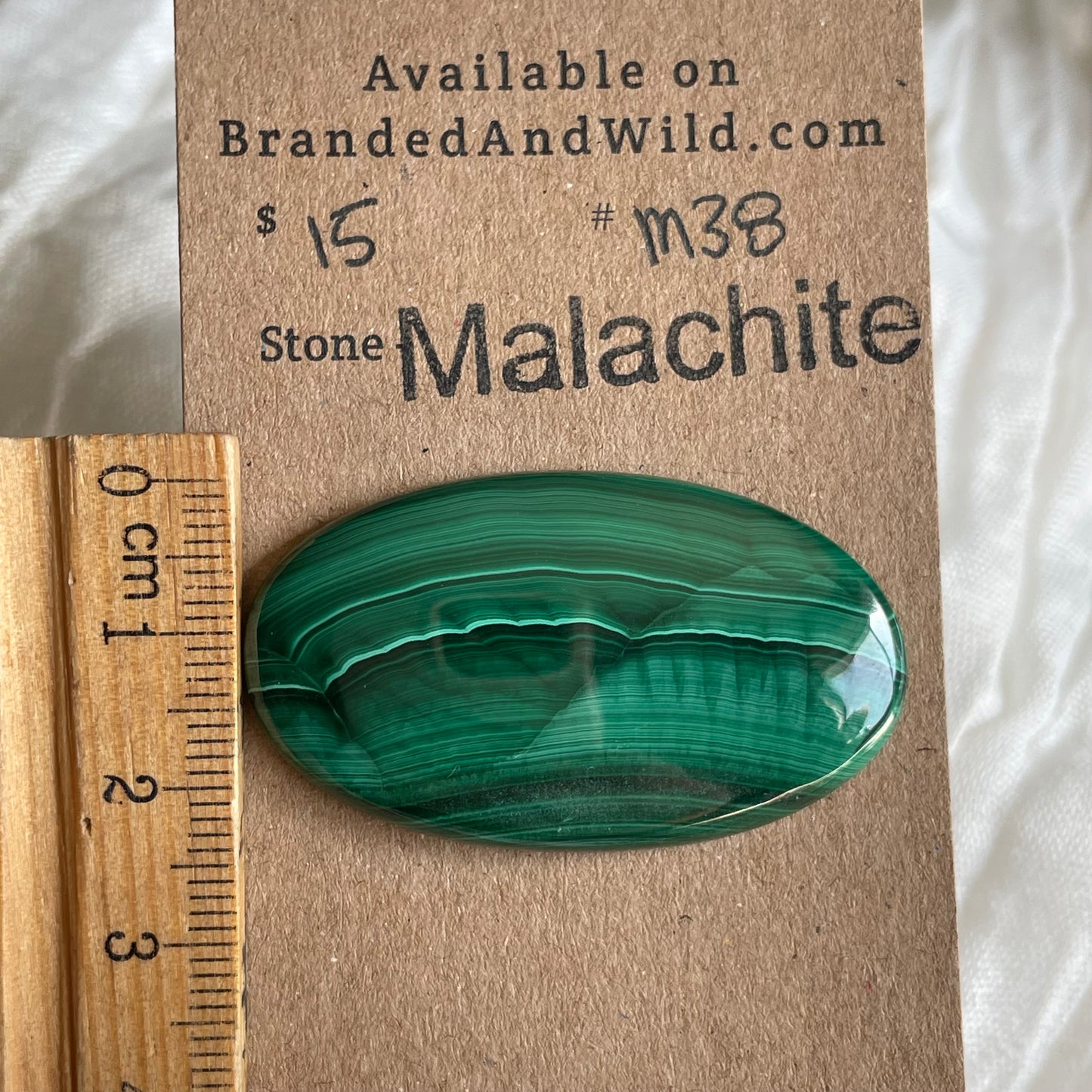 Malachite Cabochon - M38 012440D5-0CA2-4C2C-B1A9-1D488507DB53 Brandedandwild.com