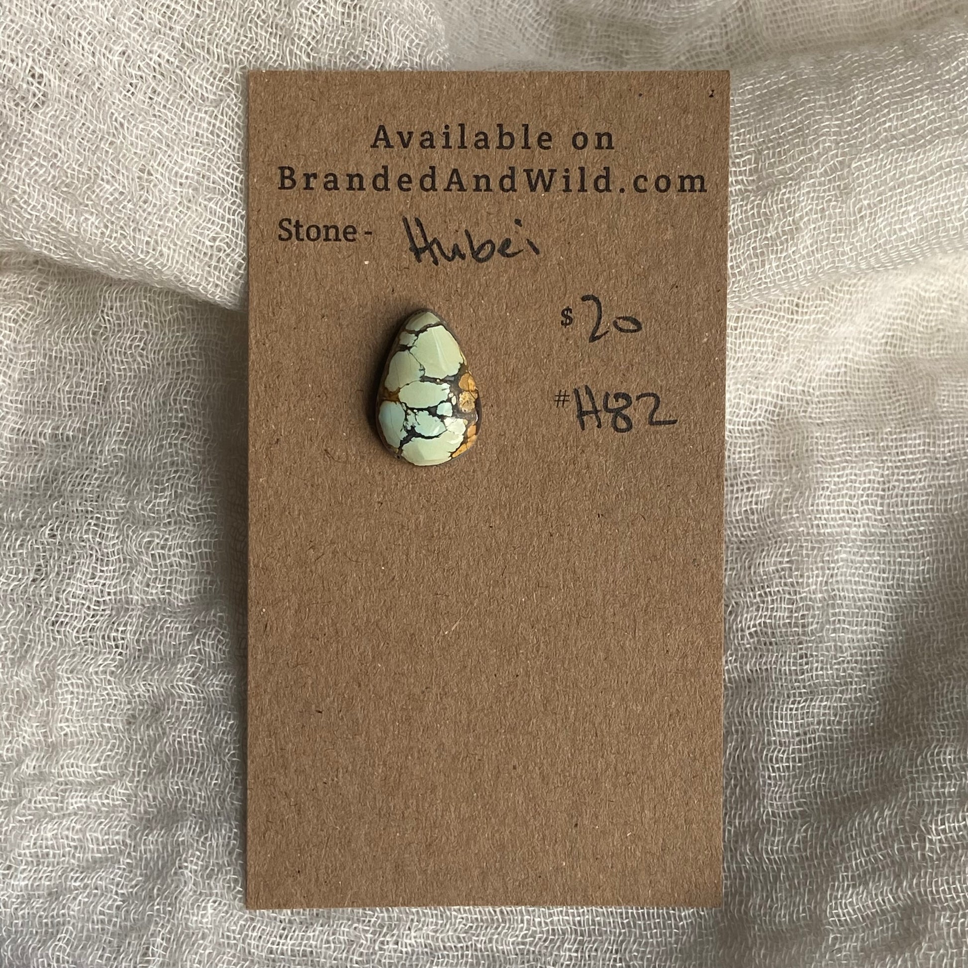 Hubei Turquoise Cabochon - H82 0139A223-5CA7-4E3F-A93D-27794CF21EEF Brandedandwild.com