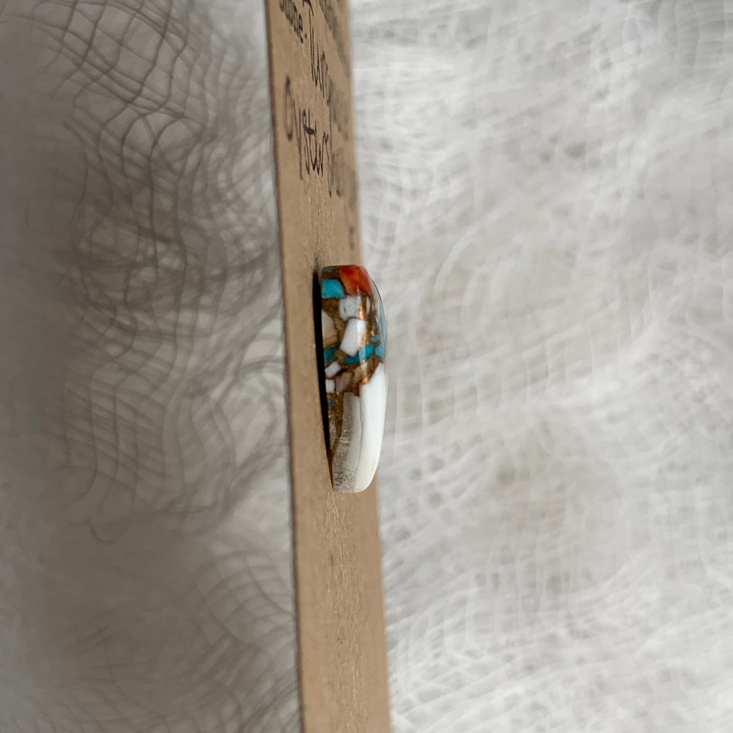 Turquoise, Oystershell, Copper Cabochon - TOC26