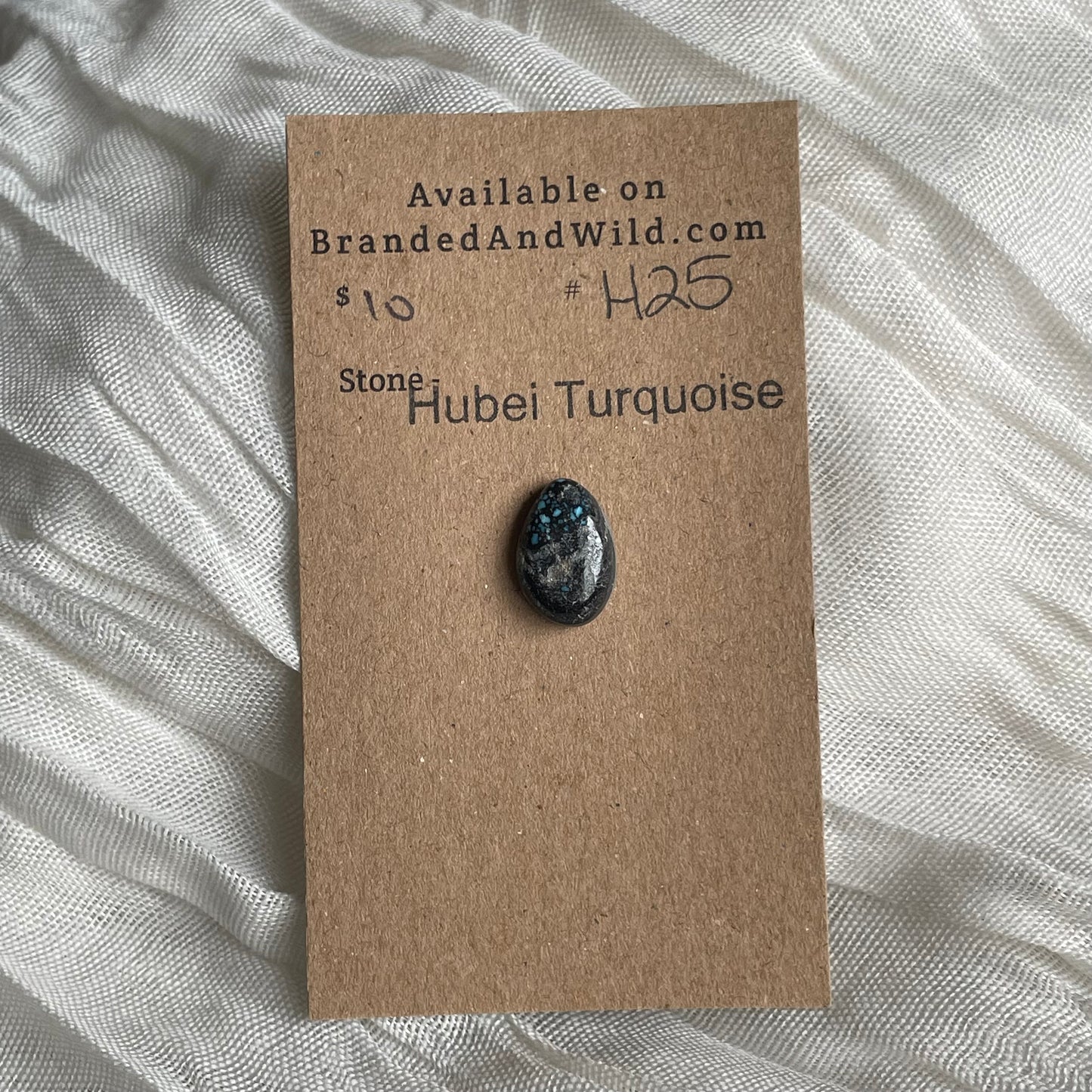 Hubei Turquoise Cabochon - H25 01557BC8-8853-45C9-ACC0-7AEA10D6D8A6 Brandedandwild.com