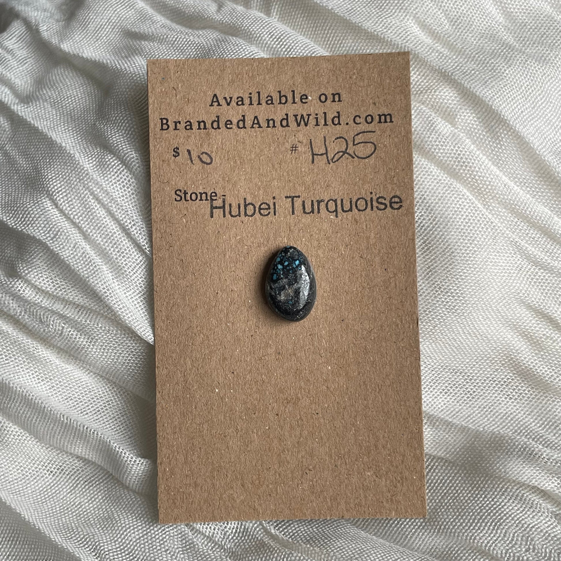 Hubei Turquoise Cabochon - H25 01557BC8-8853-45C9-ACC0-7AEA10D6D8A6 Brandedandwild.com