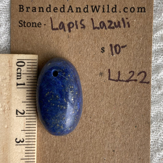 Lapis Lazuli Cabochon -Drilled- LL22