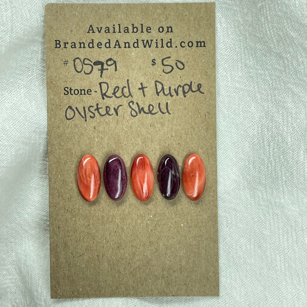 Oyster Shell Cabochon - OS79 017F2ACA-5A5F-4B7D-9C48-CE46AEC04715 Brandedandwild.com