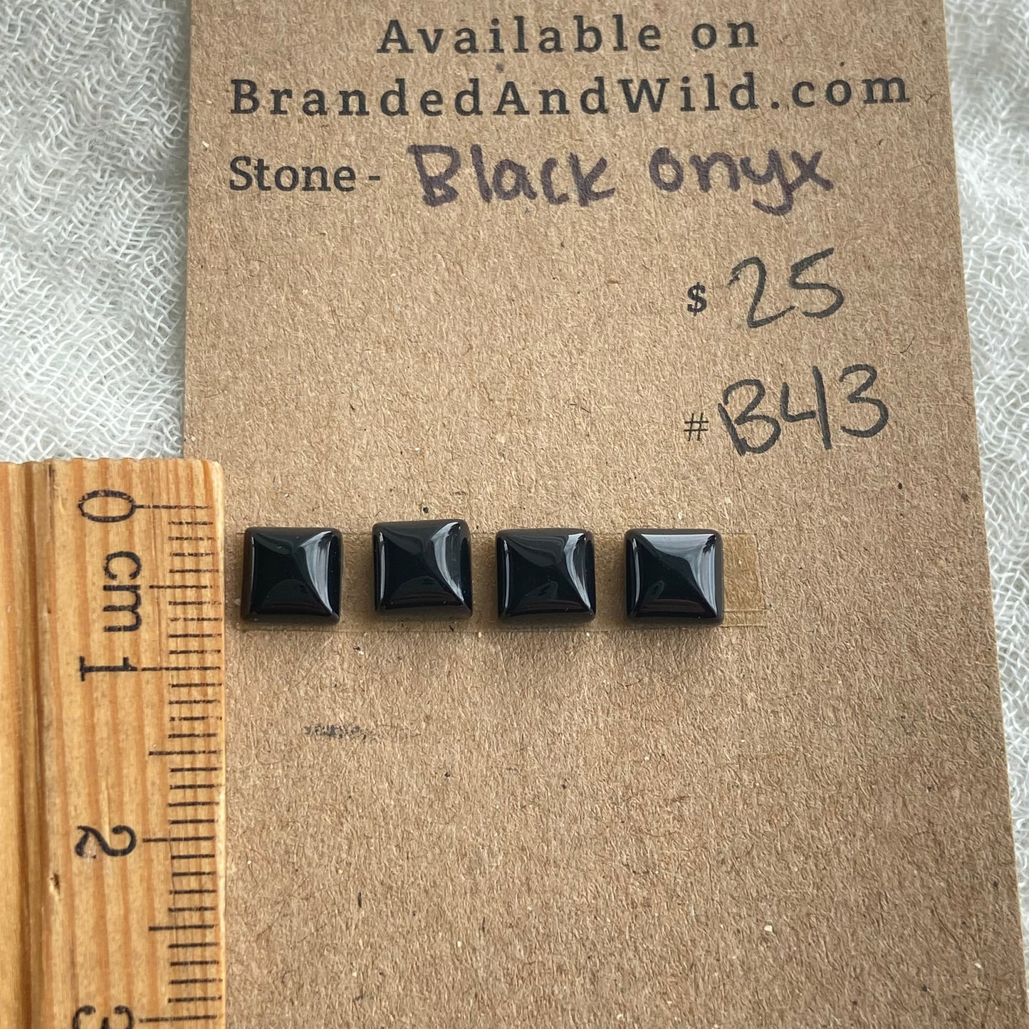 Black Onyx - Cabochon - B43