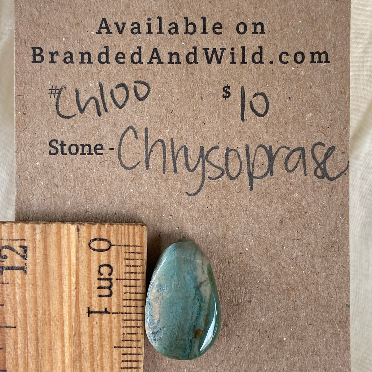 Chrysoprase Cabochon - Ch100 0184A0B2-9B22-4A83-82A5-781CBAF5C2E9 Brandedandwild.com