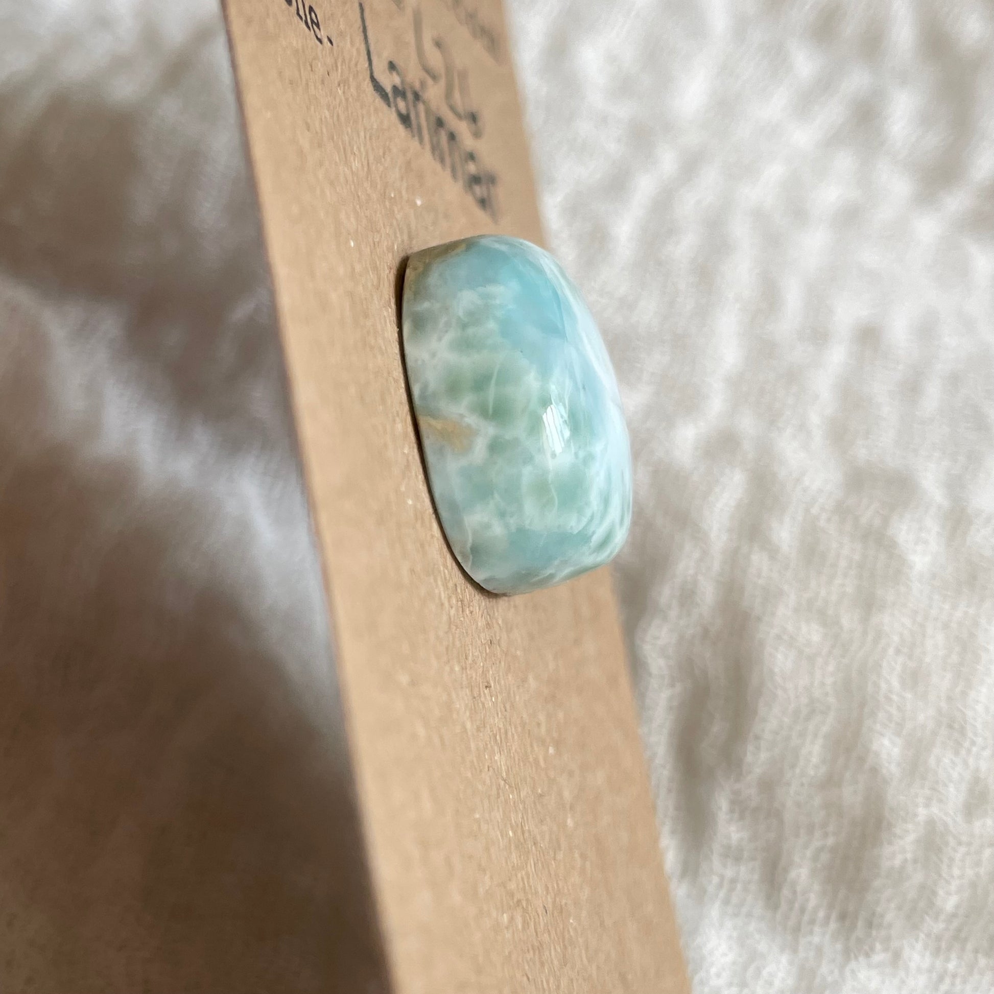 Larimar Cabochon - L26 018C4786-B49F-4CFD-A33A-2B5BAF3204F2 Brandedandwild.com