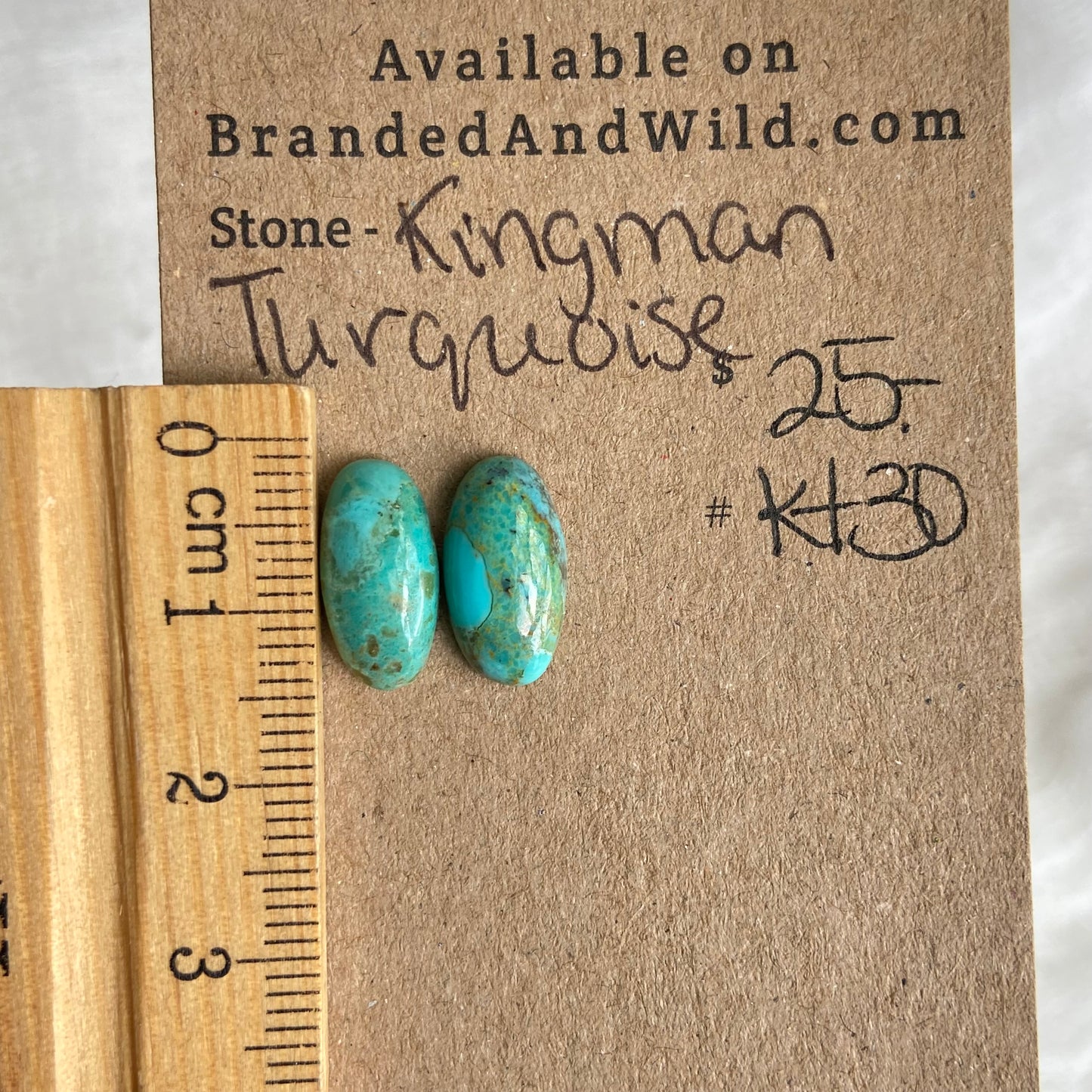 Kingman Turquoise (composite) Cabochon - KT30