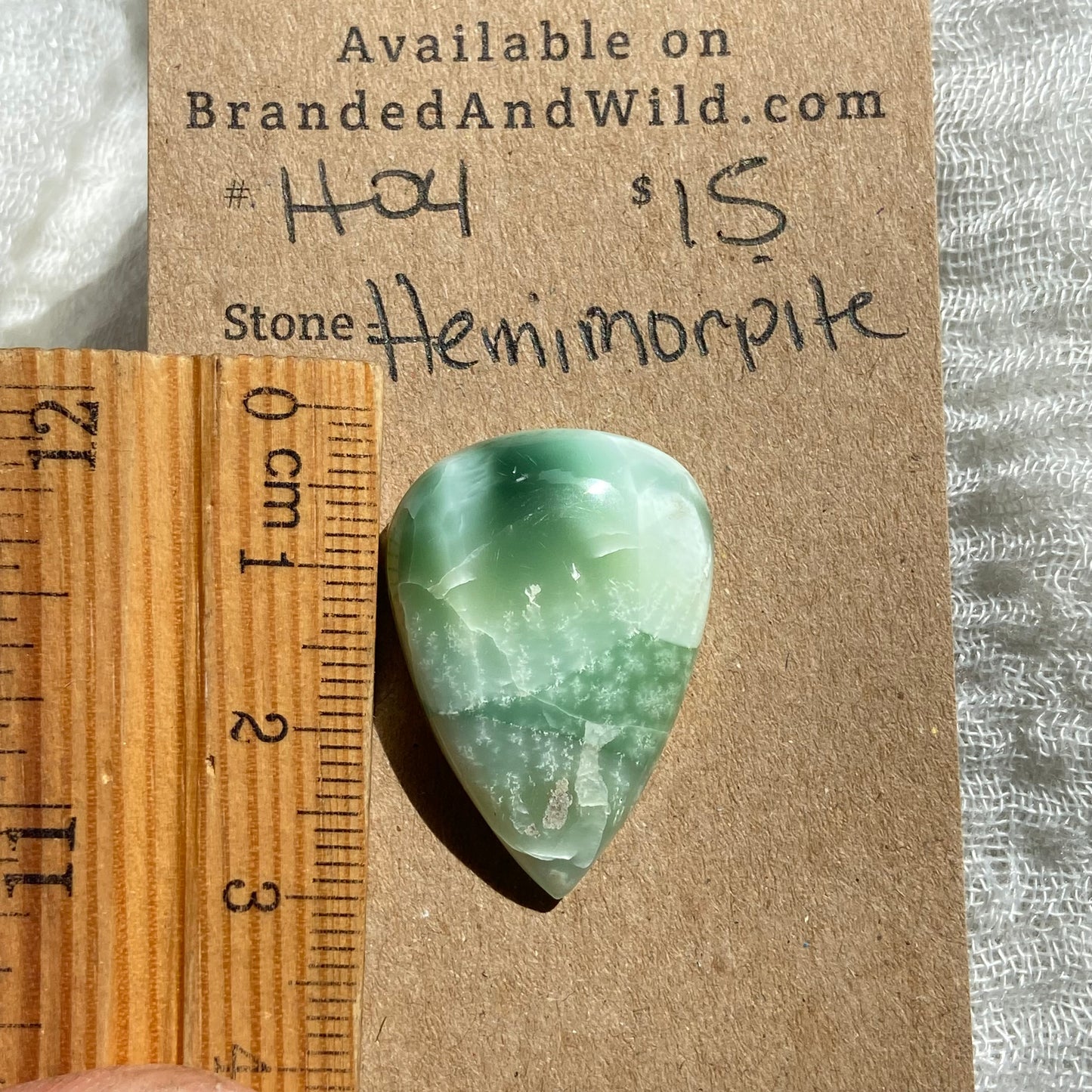 Hemimorite Cabochon - H04
