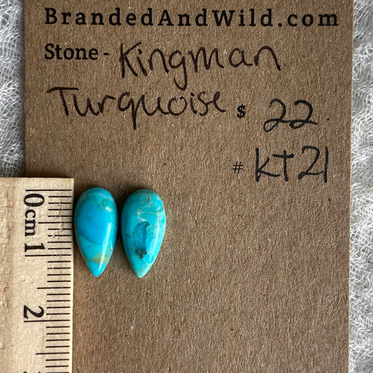 Kingman Turquoise Cabochon - KT21