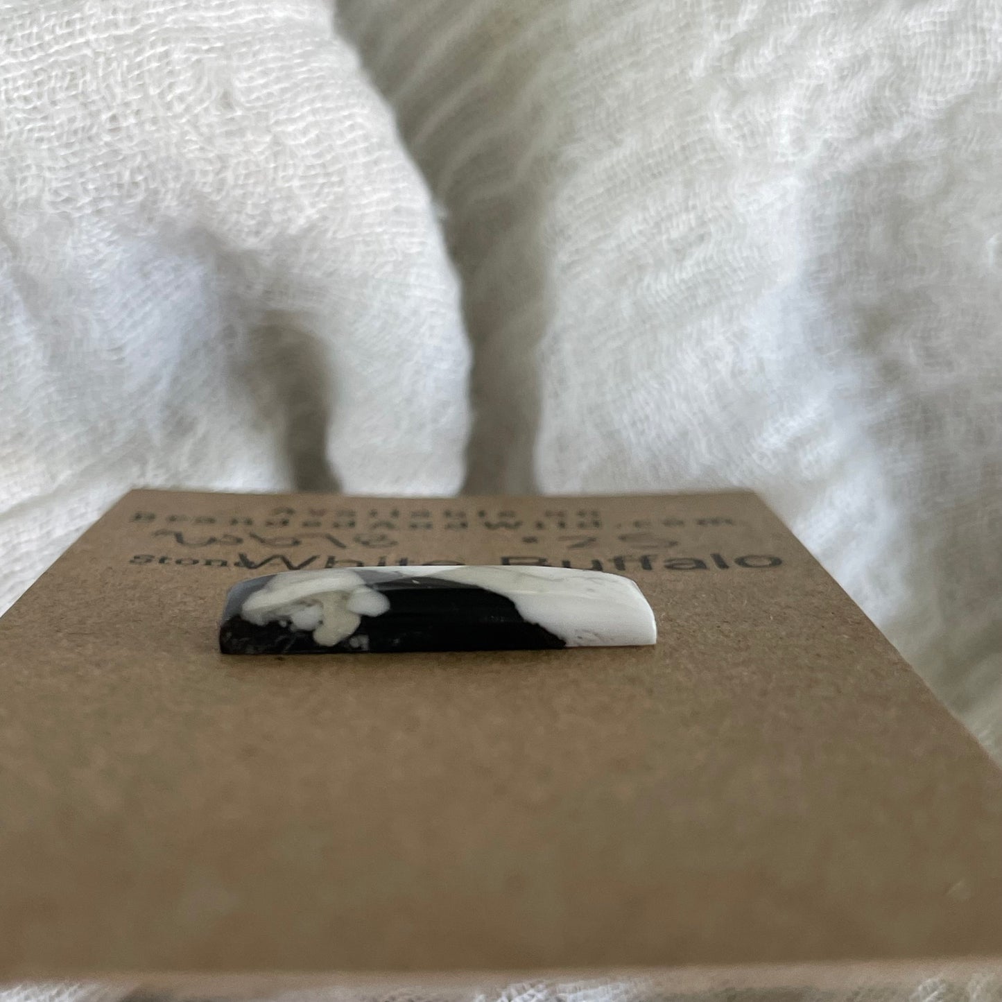 White Buffalo Cabochon - WB78