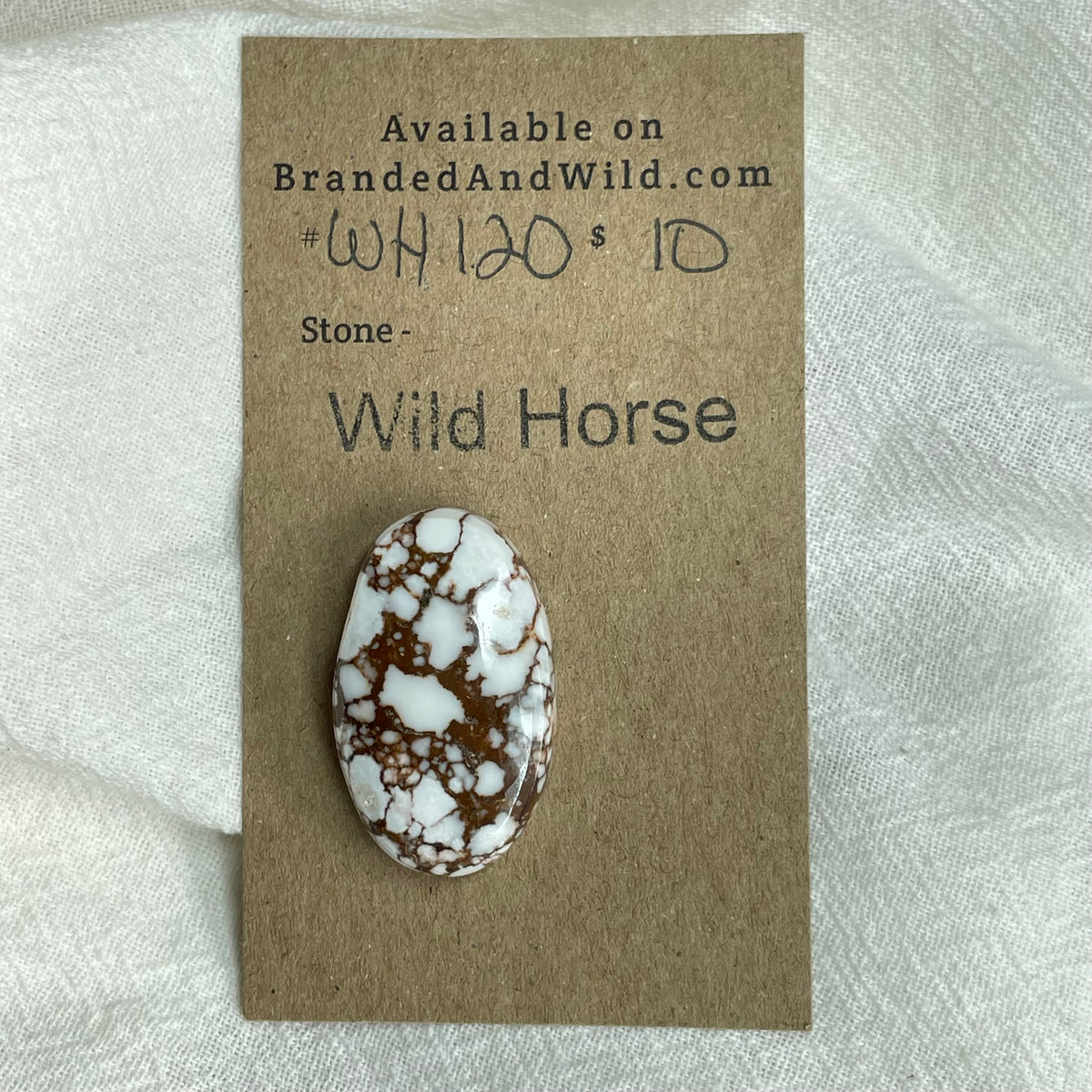 Wild Horse Cabochon - WH121 02BBE790-1830-4226-9C18-D6946452AACA Brandedandwild.com