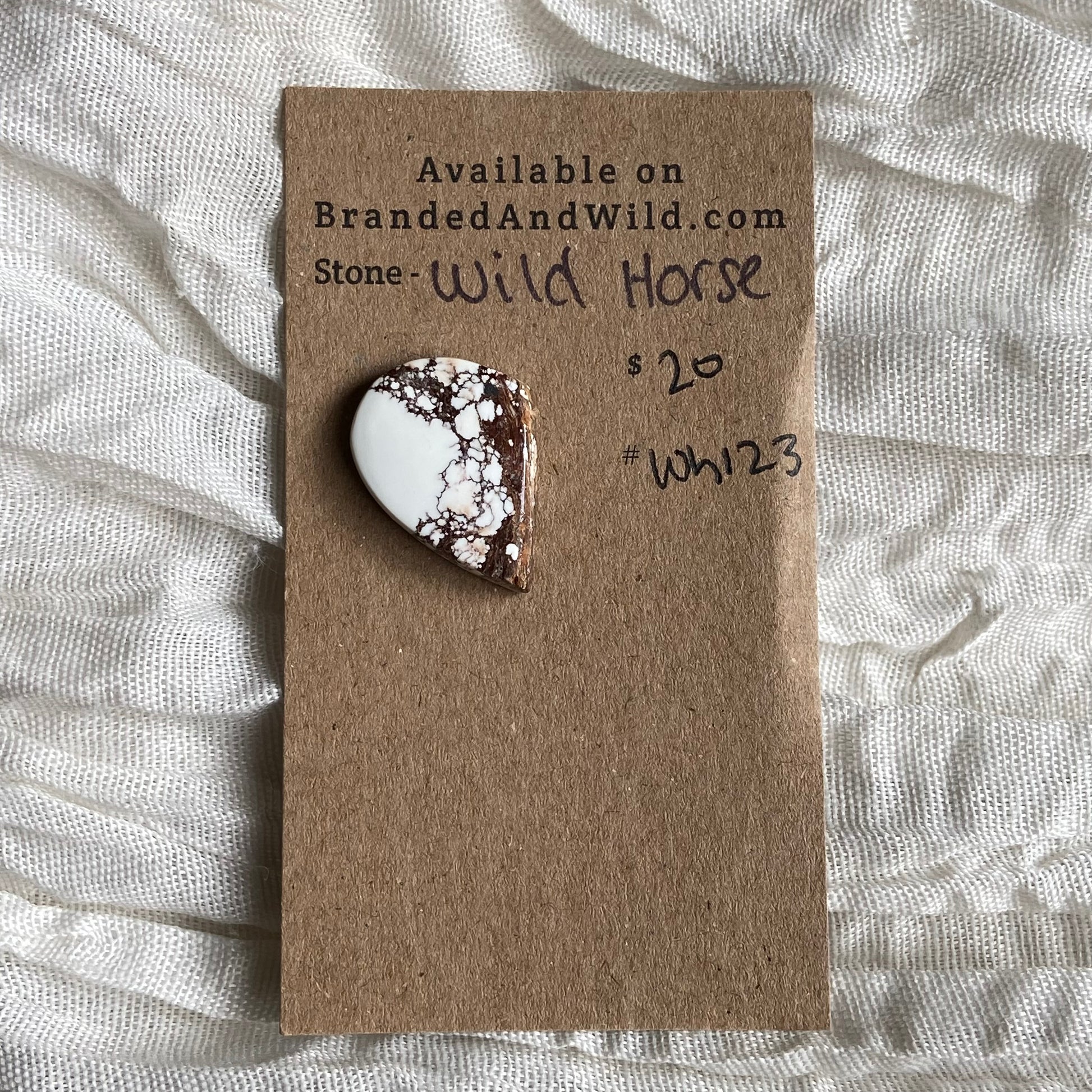 Wild Horse Cabochon - WH123 02BE8C05-668E-4F85-8FDD-9035D2F1B17A Brandedandwild.com