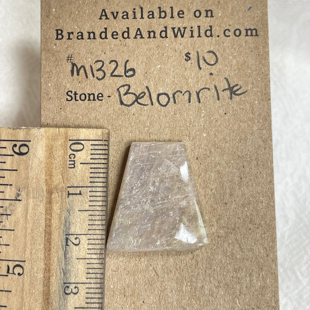 Belomrite Moonstone Cabochon - MB26 02C8CFFE-C58F-4BC5-8D90-352EAB3998E6 Brandedandwild.com
