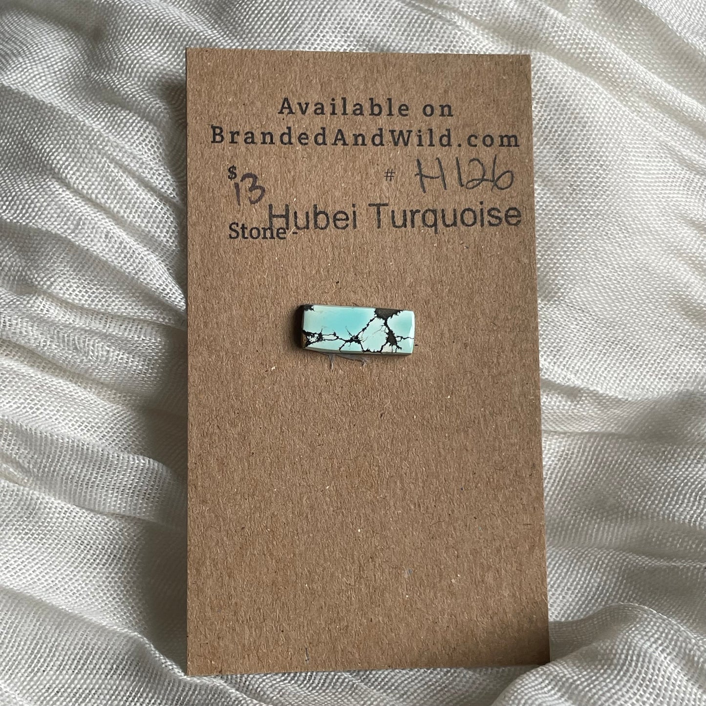 Hubei Turquoise Cabochon - H126 02E4FB4E-4FC3-4BDB-B34D-FBE087433096 Brandedandwild.com