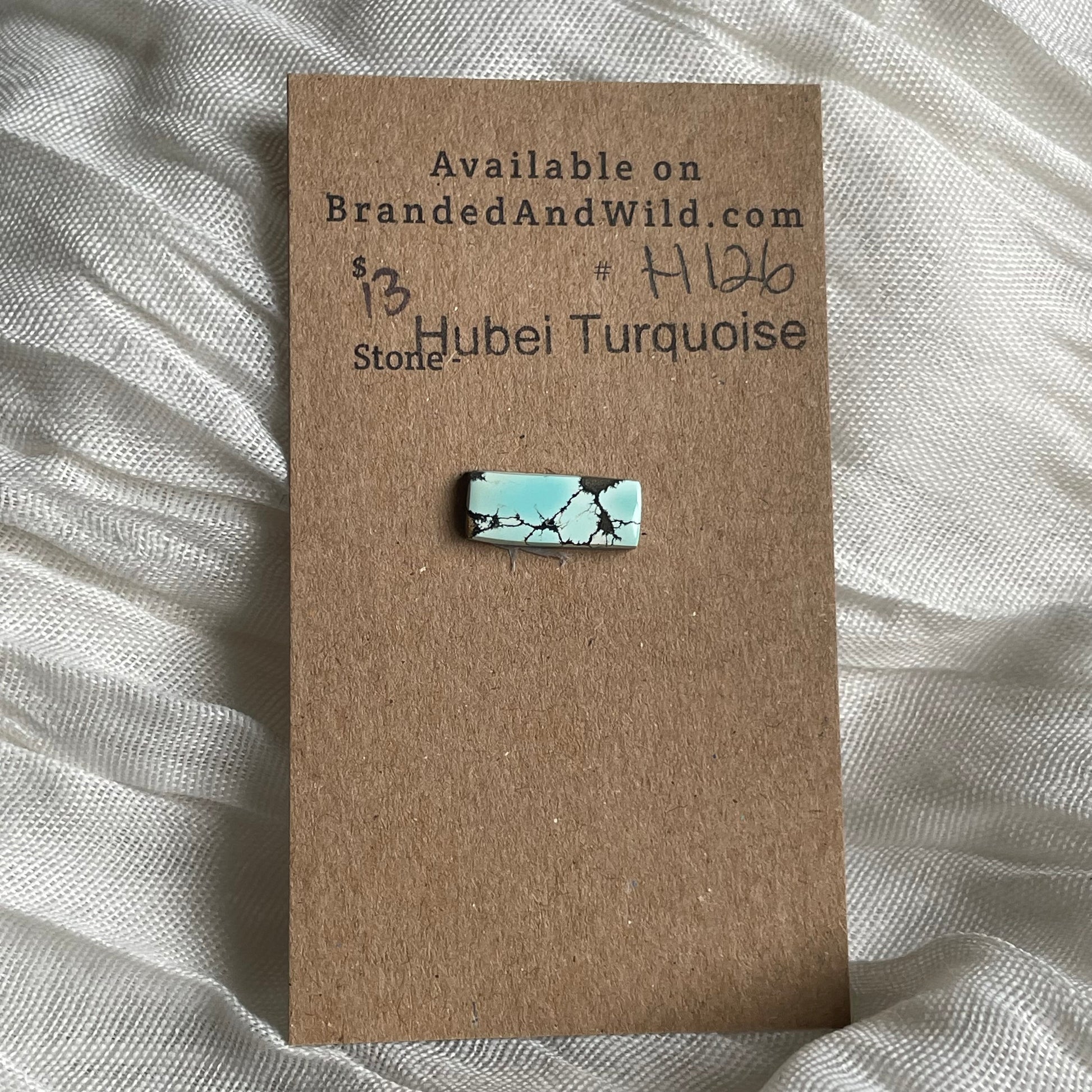 Hubei Turquoise Cabochon - H126 02E4FB4E-4FC3-4BDB-B34D-FBE087433096 Brandedandwild.com