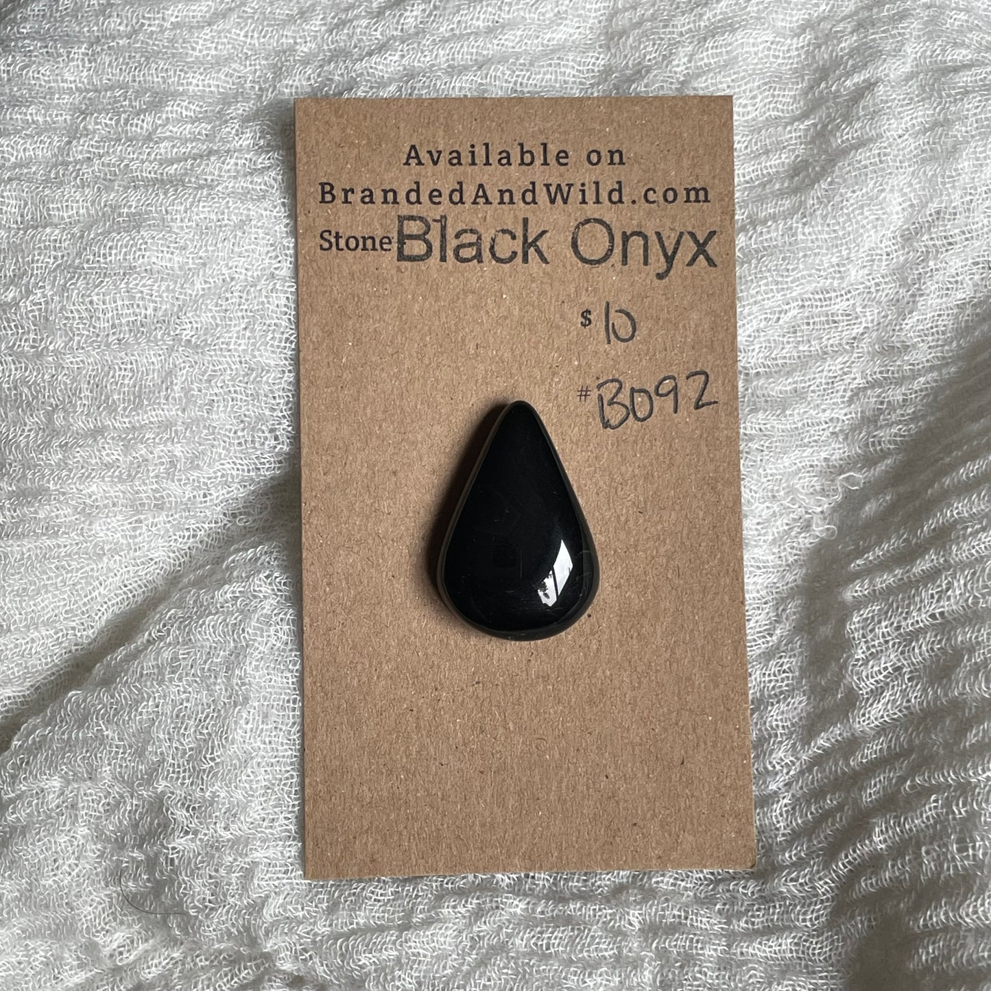 Black Onyx - Cabochon - BO92