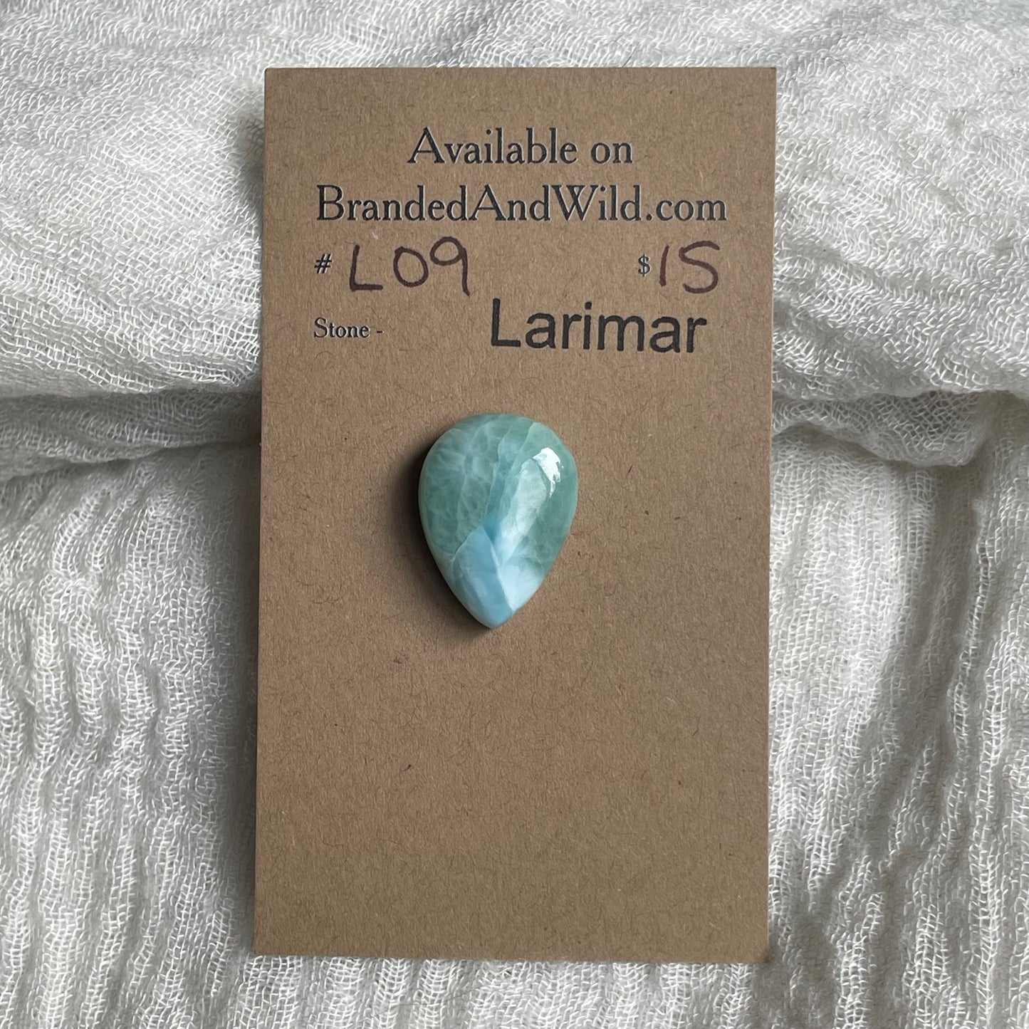 Larimar Cabochon - L09