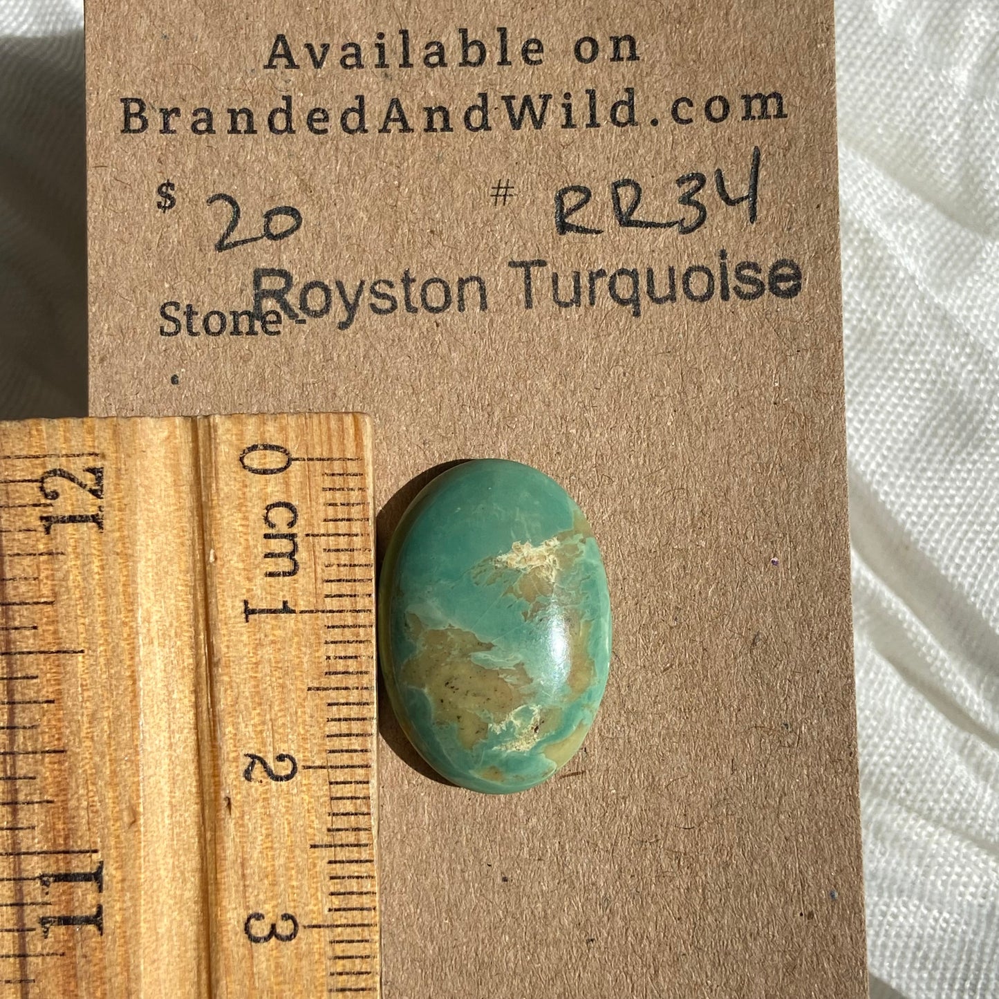 Royston Ribbon Turquoise Cabochon RR34 02F7422C-89E9-431A-82D1-958FF3EBE64F Brandedandwild.com