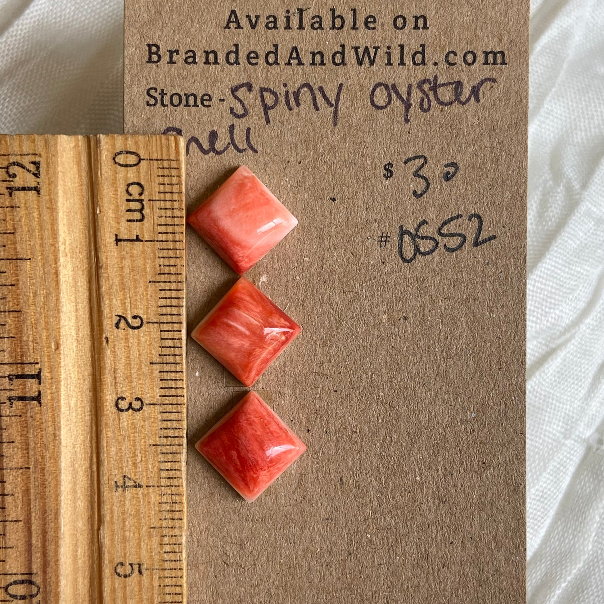 Oystershell Cabochon - OS52 031A5139-5833-4631-9B15-CAD1A7D21419 Brandedandwild.com