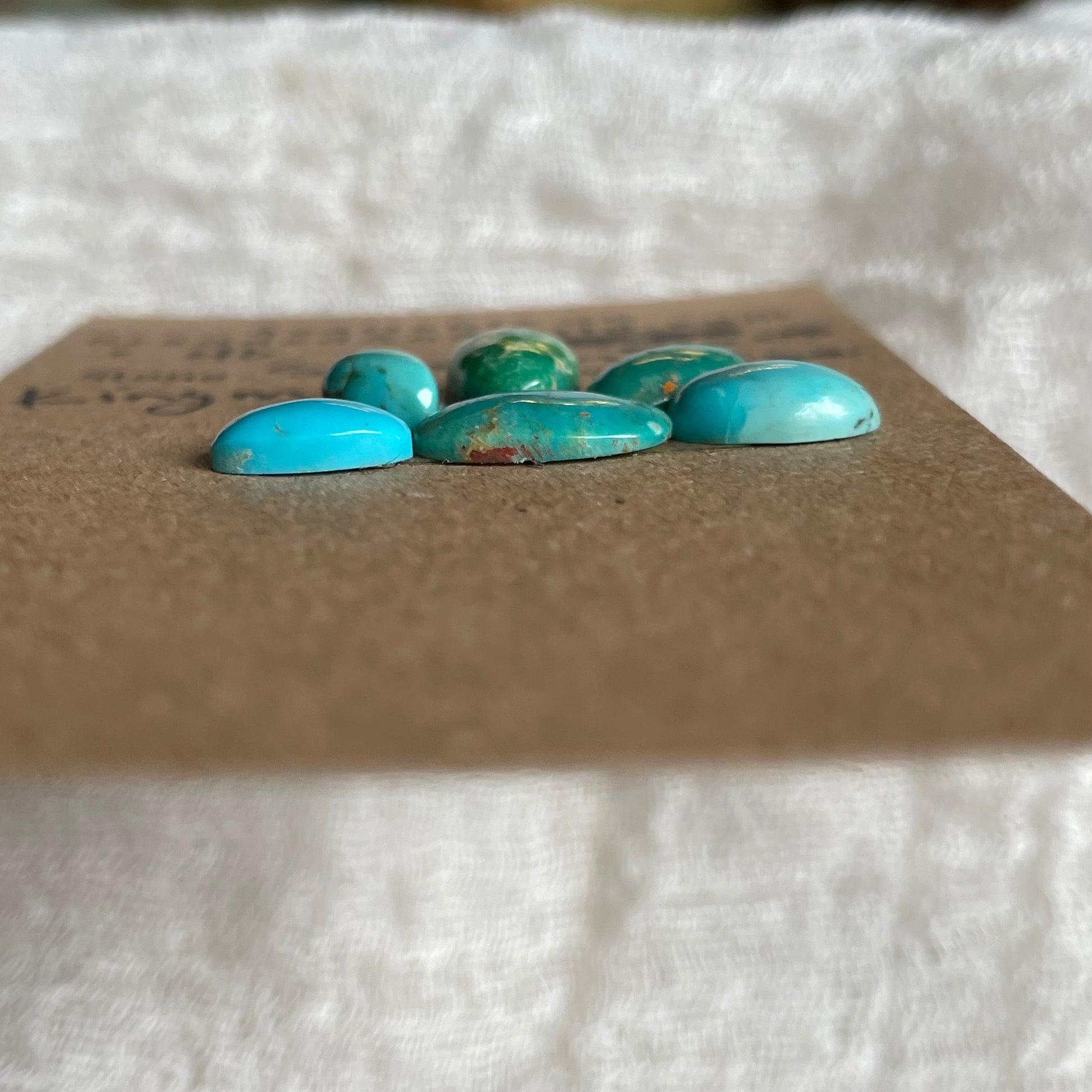 Sonoran / Kingman Turquoise Cabochon - Mix08 0342A5EA-73C8-4EC7-8083-35CACCFD513B Brandedandwild.com