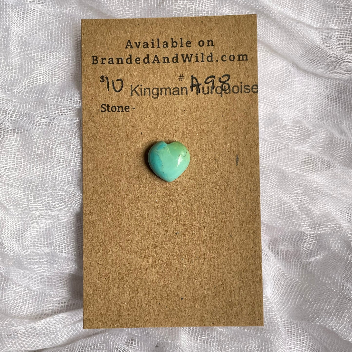 Kingman Turquoise Cabochon - KT98 034E3187-993B-47E1-8A50-4E9E98B8D216 Brandedandwild.com