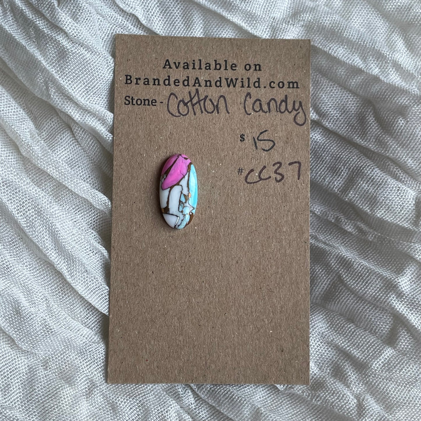 Cotton Candy Cabochon - CC37 03506058-97F4-4E1F-8F08-0BA7181F54D9 Brandedandwild.com