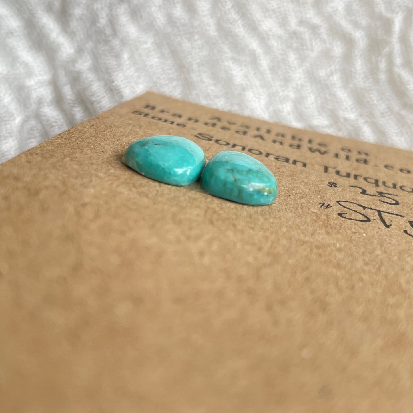 Sonoran Turquoise Cabochon - ST50 0362AB68-F92E-450E-8CB8-216E9BAE856B Brandedandwild.com