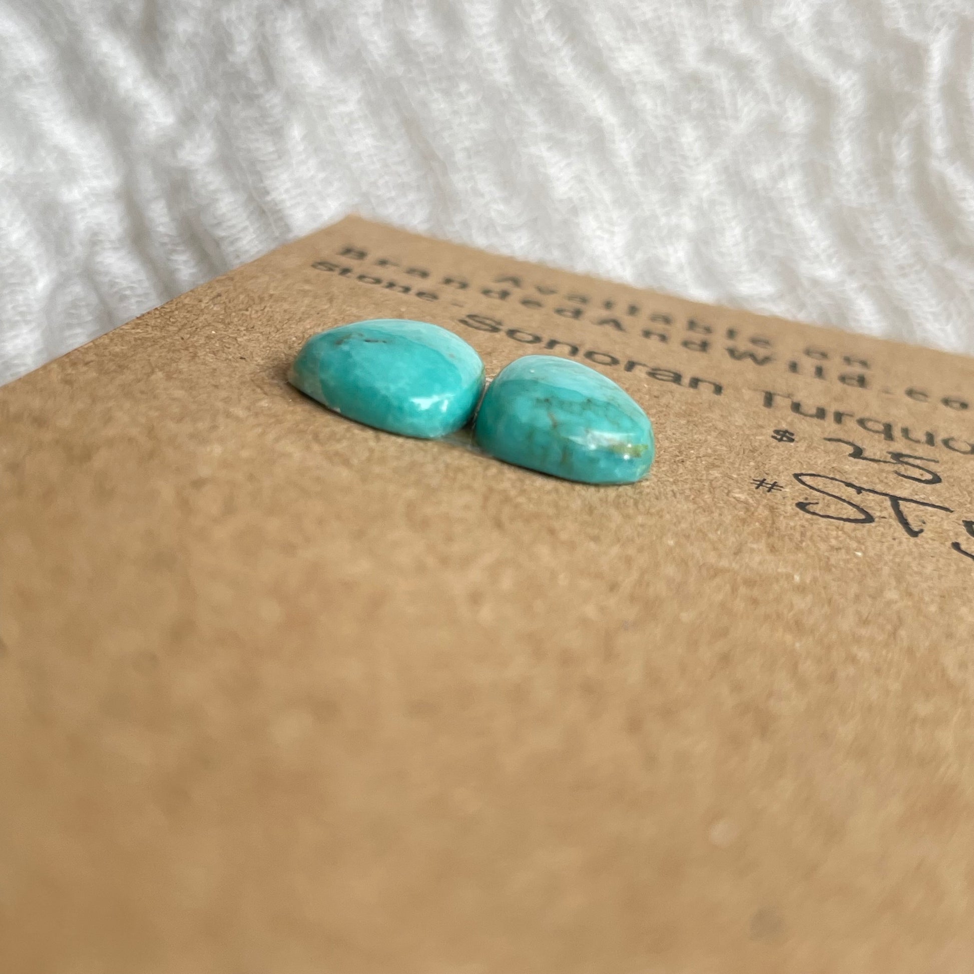 Sonoran Turquoise Cabochon - ST50 0362AB68-F92E-450E-8CB8-216E9BAE856B Brandedandwild.com