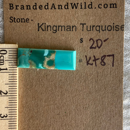 Kingman Turquoise Cabochon - KT87
