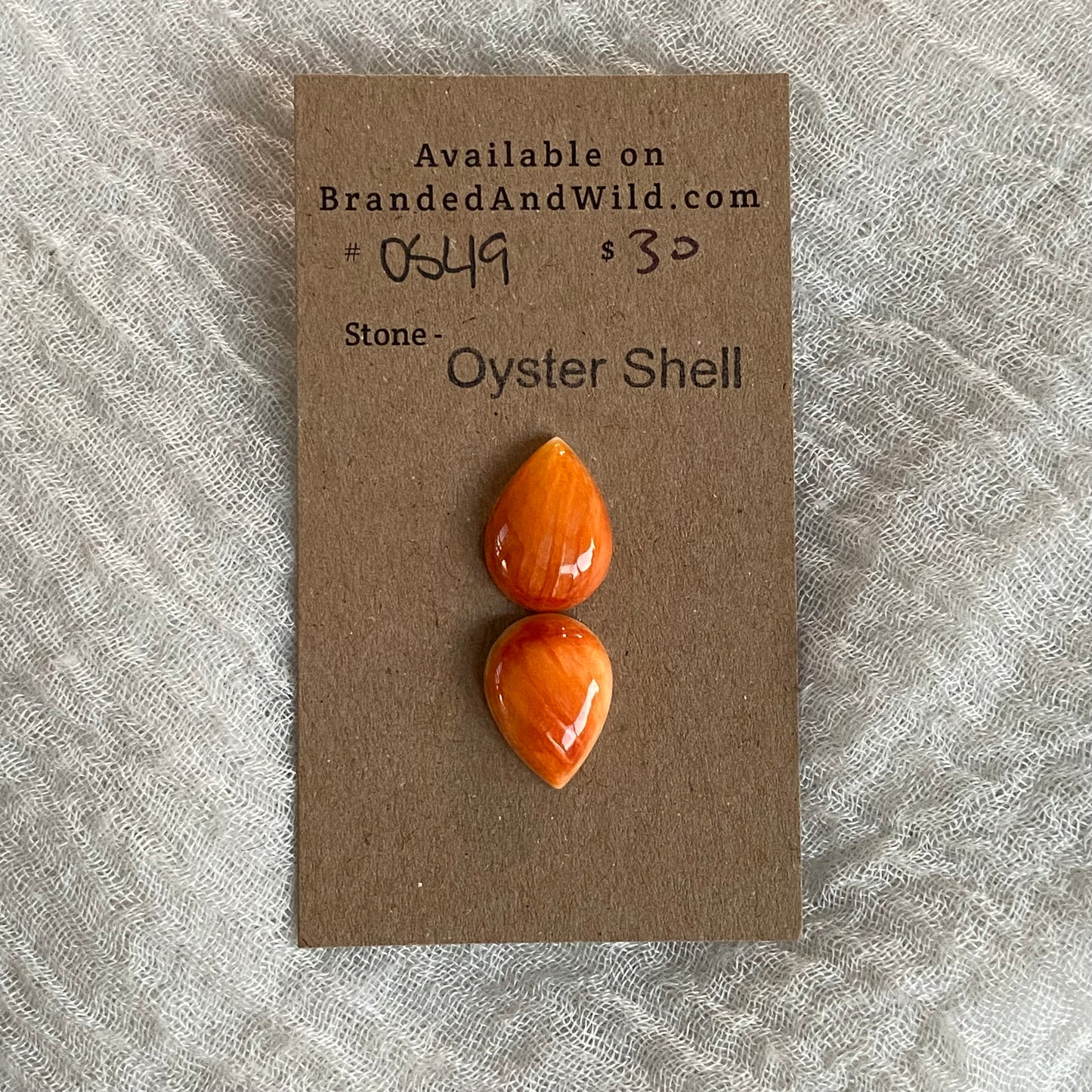 Oyster Shell Cabochon - OS49