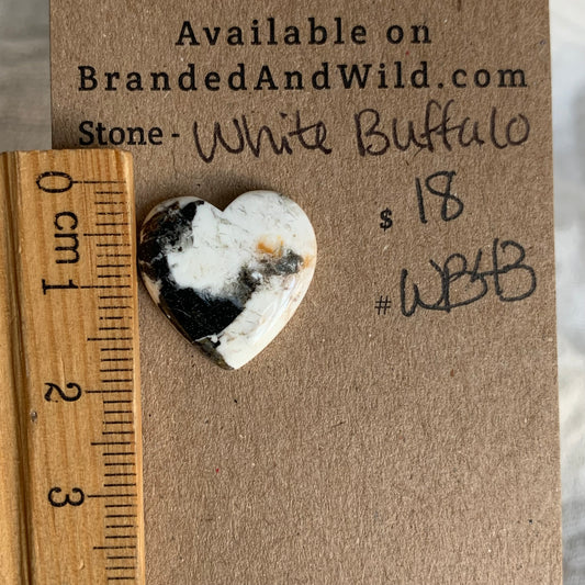 White Buffalo Cabochon - WB43