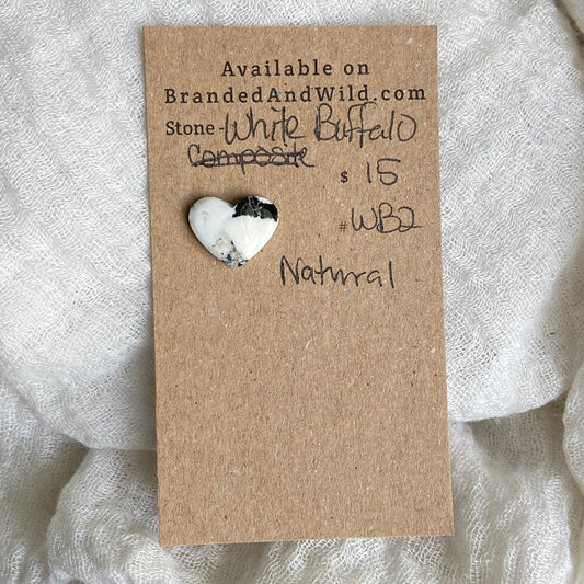 White Buffalo Cabochon - WB2