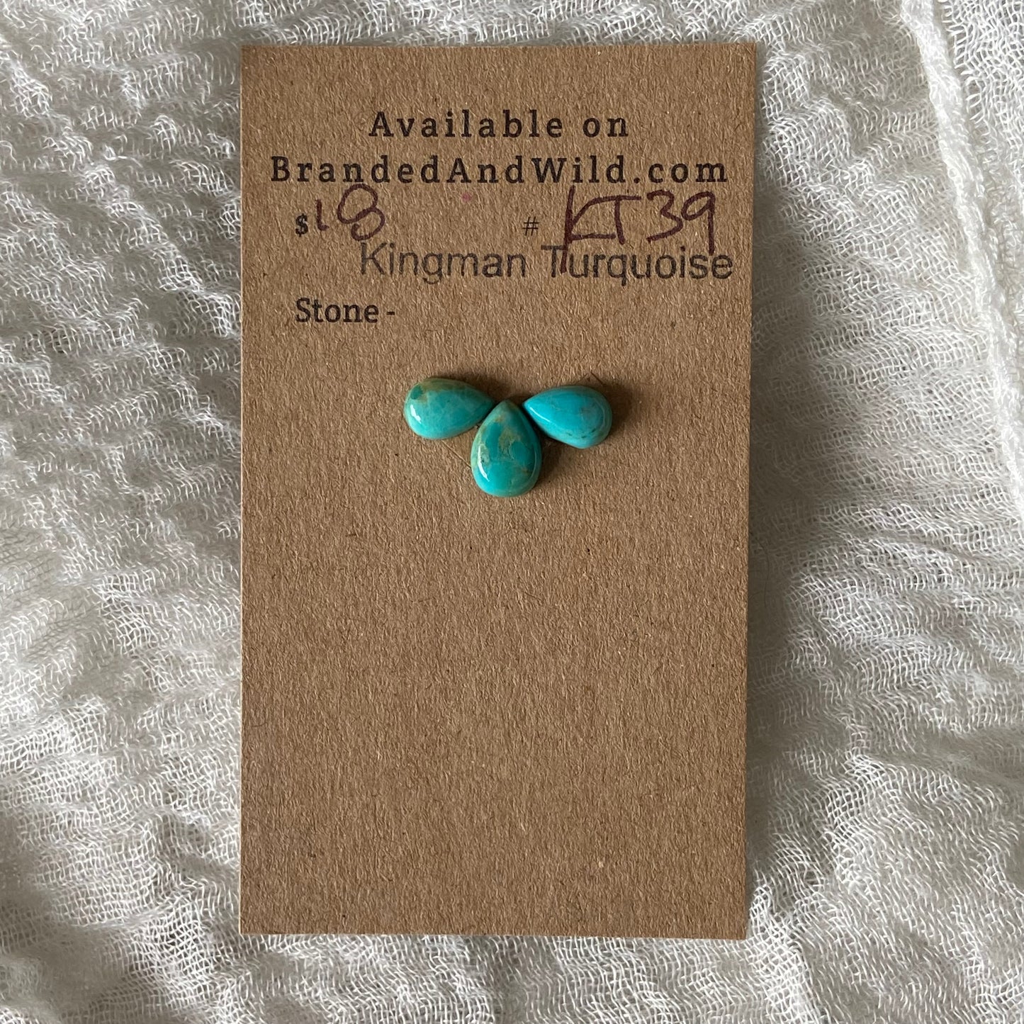 Kingman Turquoise Cabochon - KT39