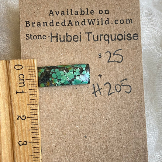 Hubei Turquoise Cabochon - H205 03F699C5-1623-4E80-8E8D-664ED589AC69 Brandedandwild.com