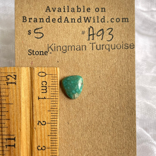 Kingman Turquoise Cabochon - KT93 0418D513-C1B3-4B5D-882A-C6E438C767EB Brandedandwild.com
