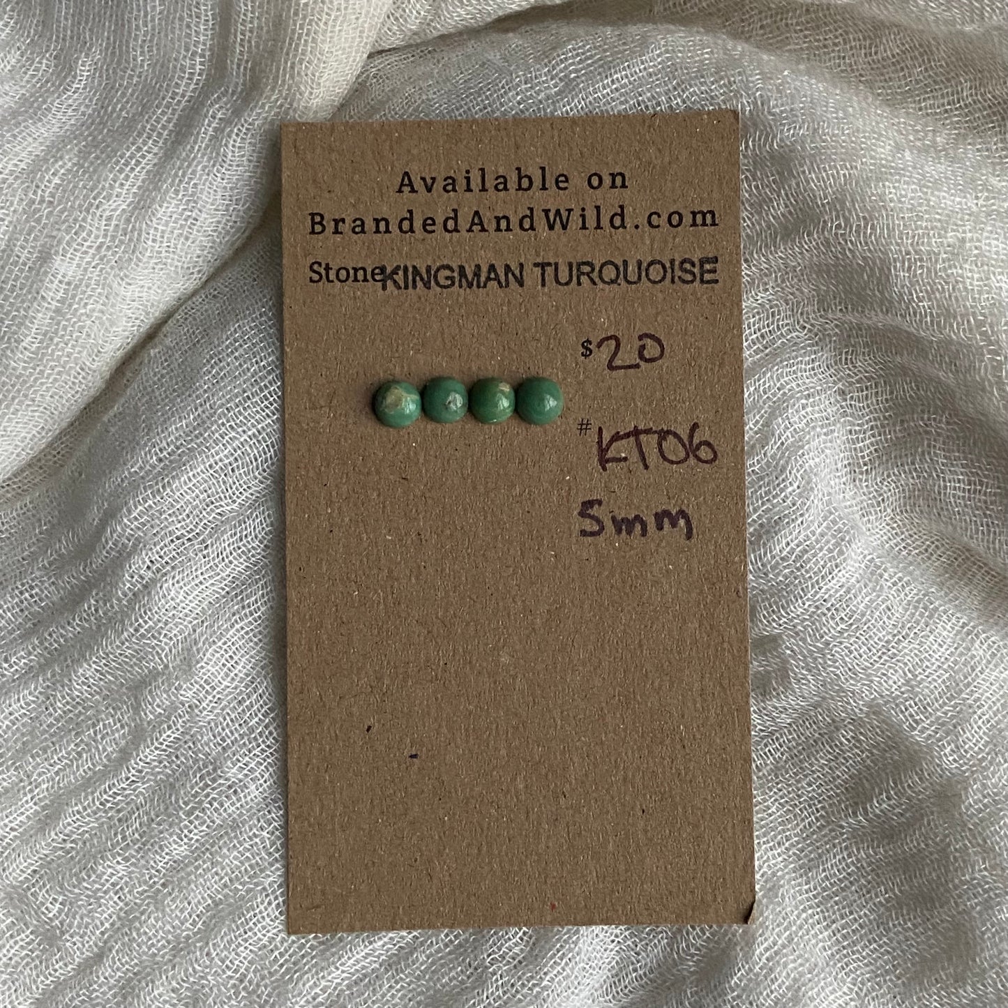 Kingman Turquoise Cabochon - KT06