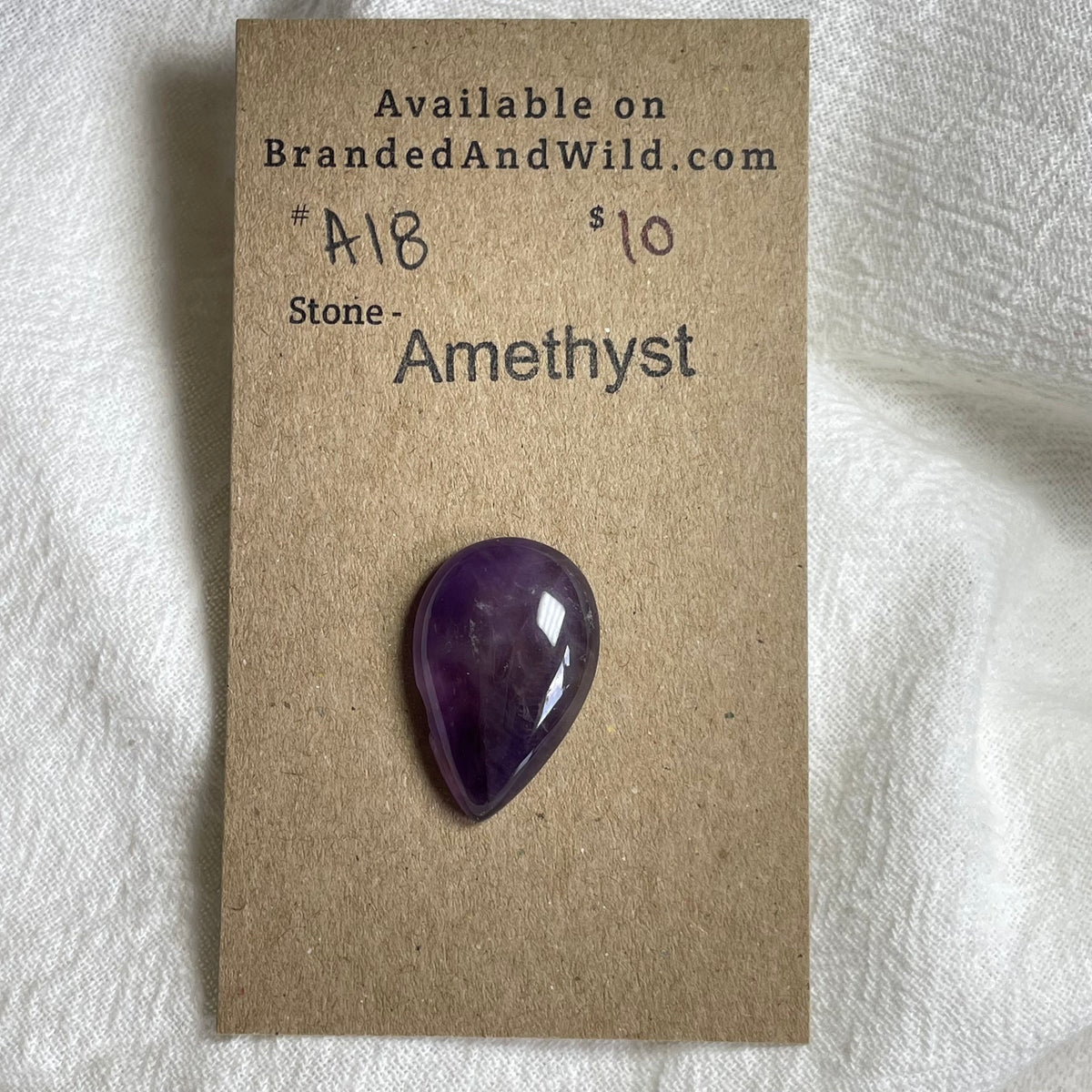 Amethyst Cabochon - A18 0432EFD0-044E-4D59-88C8-DBDF639E3525 Brandedandwild.com
