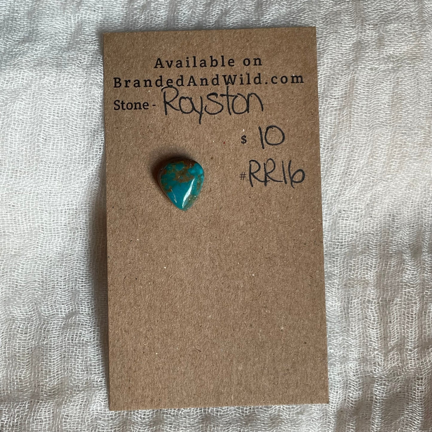 Royston Ribbon Turquoise Cabochon RR16 043CFD54-C2C8-4A8C-BDC9-6BD5B25FB754 Brandedandwild.com